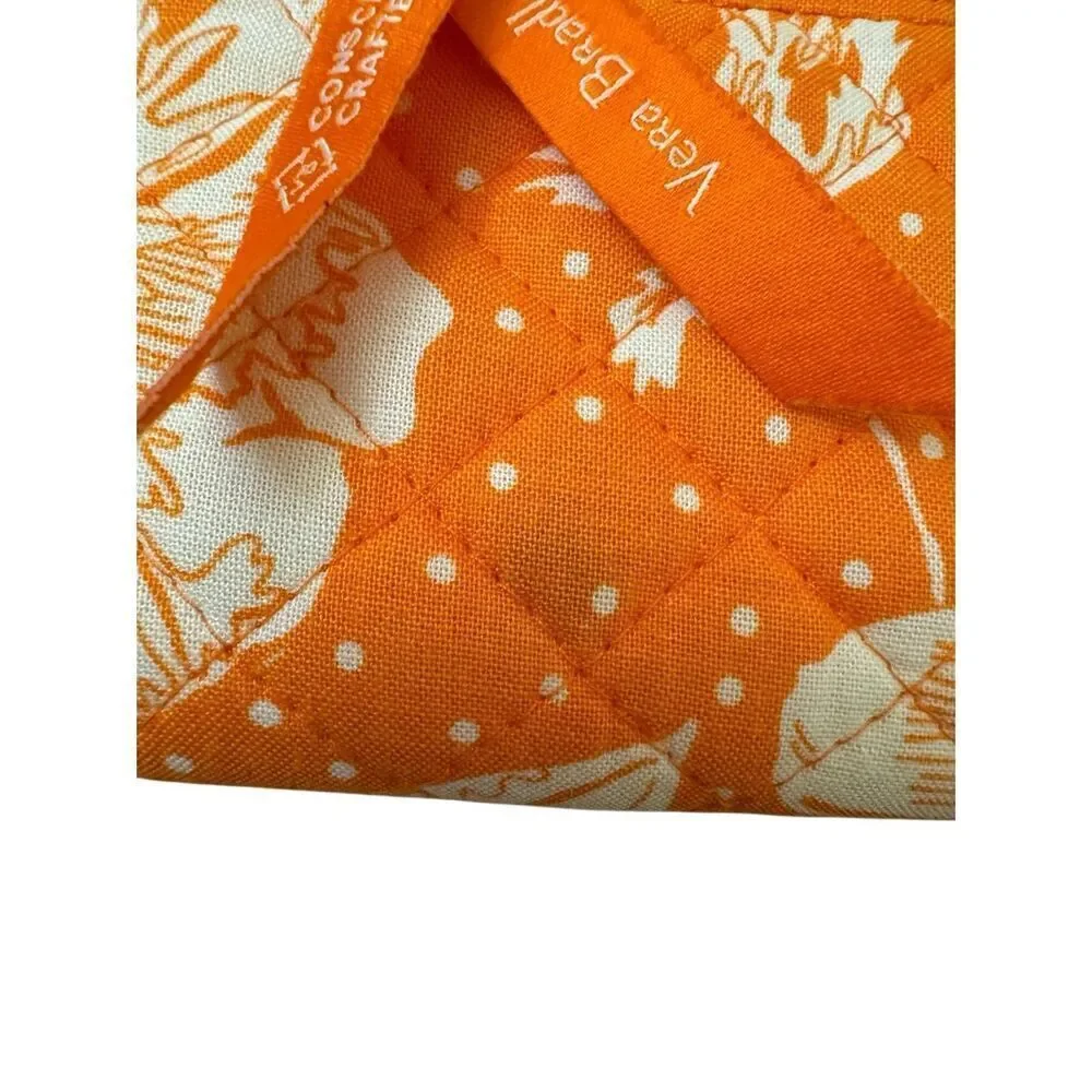 Vera Bradley Tennessee Volunteers Rain Garden Front-Zip Wristlet UT
